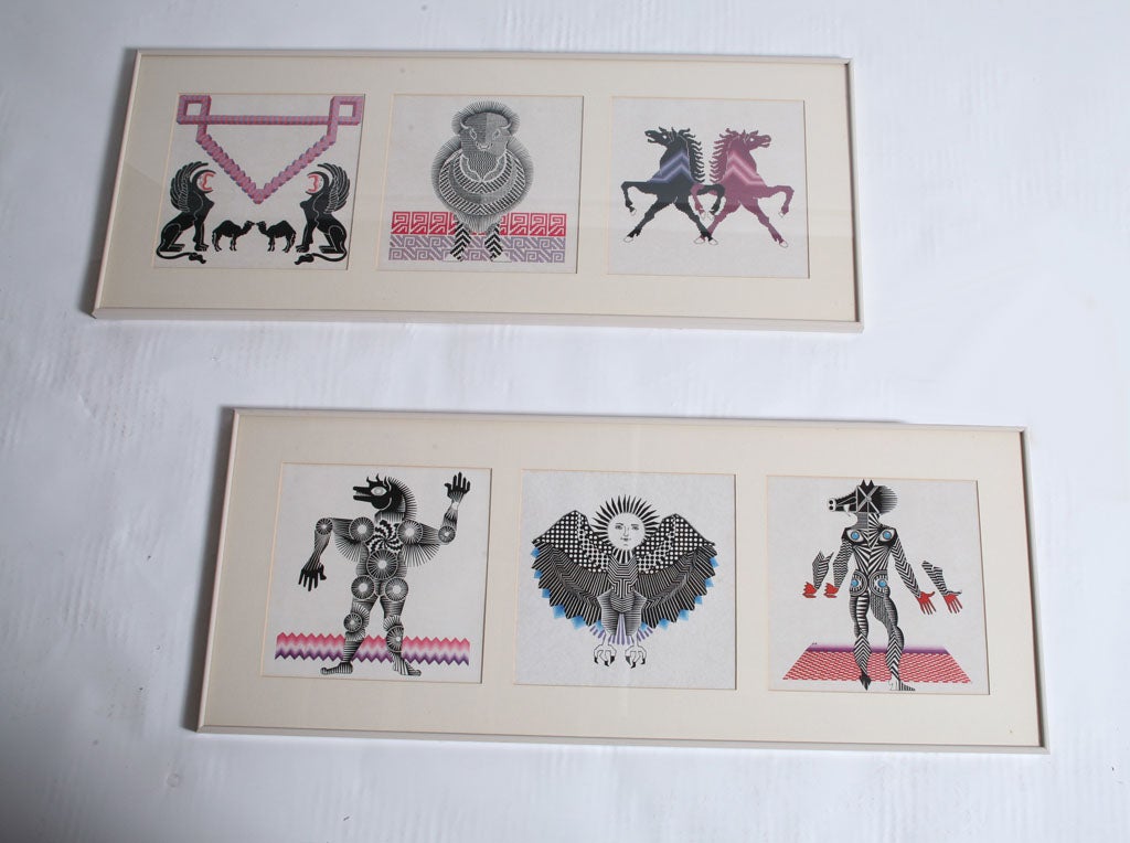 Pair of Pedro Freideberg Lithograhs<br />
from the series 