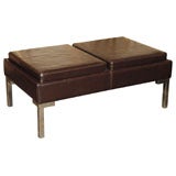 Leather Ottoman / Bench