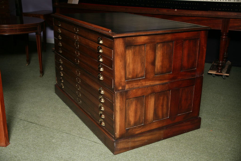 A 10 drawer map or folio chest 2