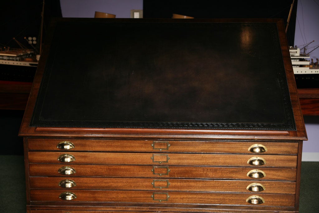 A 10 drawer map or folio chest 5