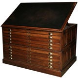 A 10 drawer map or folio chest