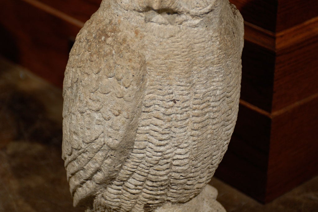 20th Century Stone Owl