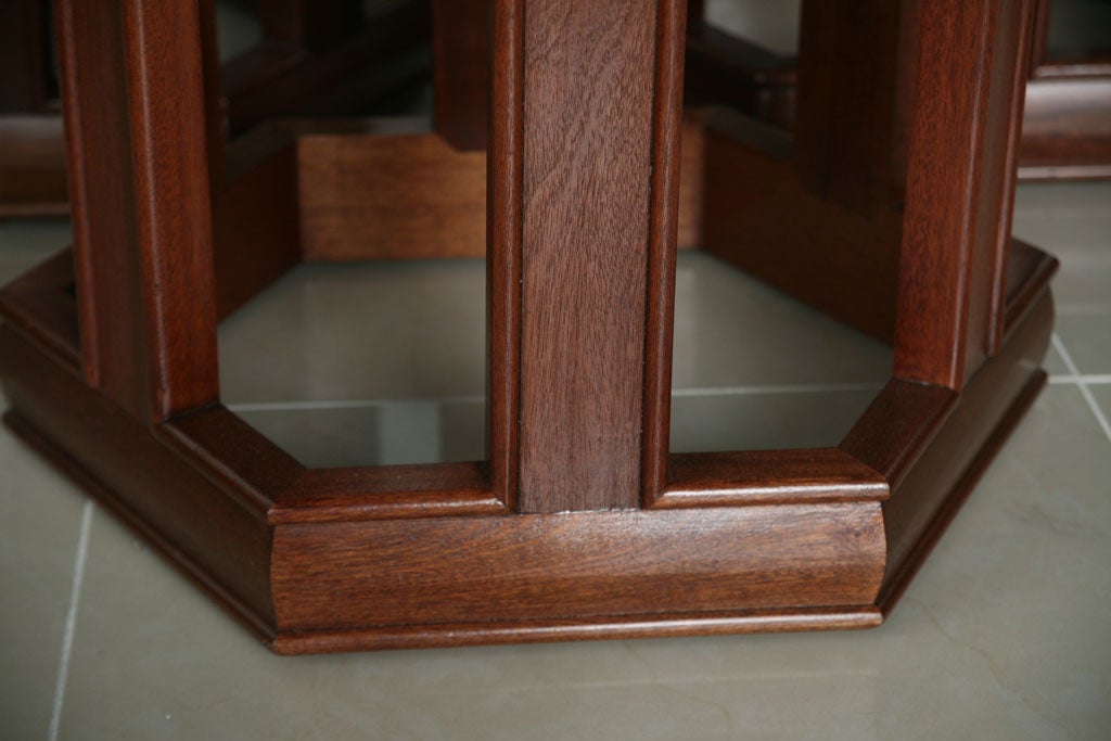 Mahogany and Mirrored Occasional Tables 2