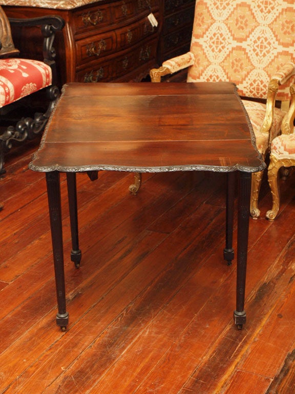 EXCEPTIONAL 18TH C. ENGLISH PEMBROKE TABLE For Sale 4