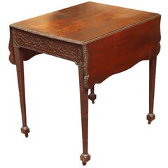 EXCEPTIONAL 18TH C. ENGLISH PEMBROKE TABLE