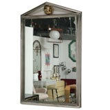 Karl Springer Geometric Two Tone Mirror