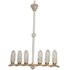 Vintage Murano Glass Light Fixture by Barovier 12
