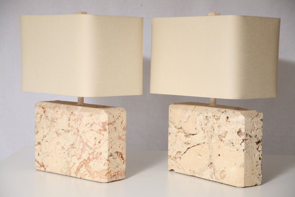 American Coral Stone Lamps