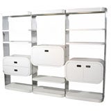 Lucite and Laminate MODular Wall Unit Room Divider GLAM!