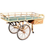Antique Bamboo Drinks Cart