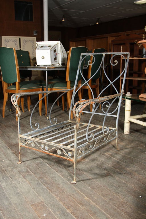 Pair of Salterini Wrought Iron Arm Chairs