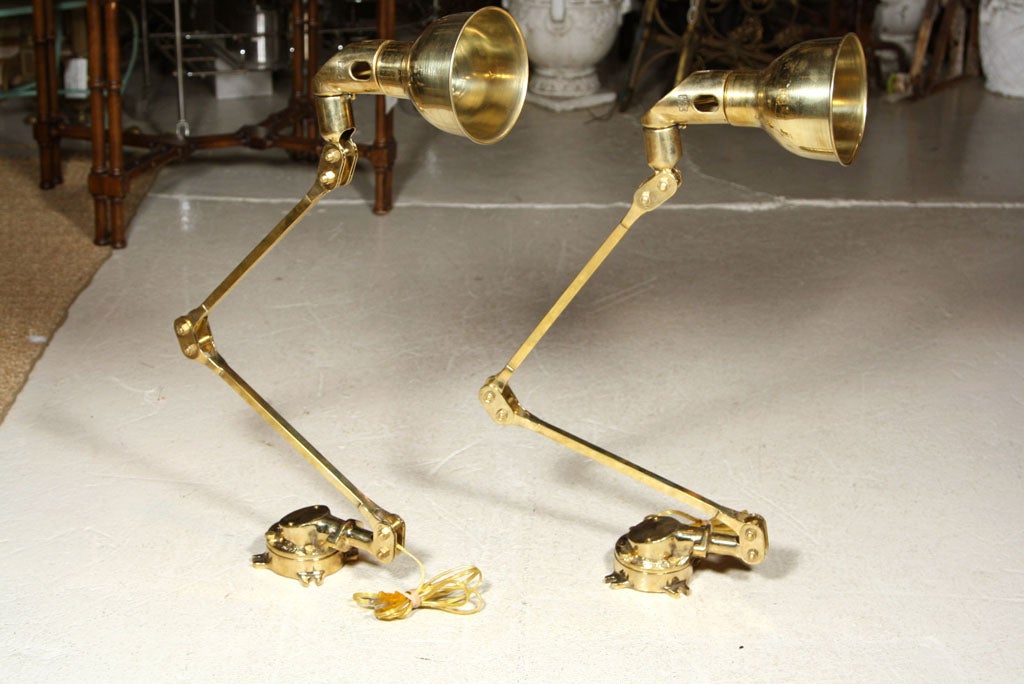 Pair of Brass Nautical Wall Lights