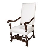 Antique 19th century Walnut Lolling Chair