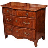 An Italian Fruitwood Marquetry Commode