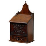 Early 19th Century French Walnut Saltbox Early 19th Century French Walnut Saltbox