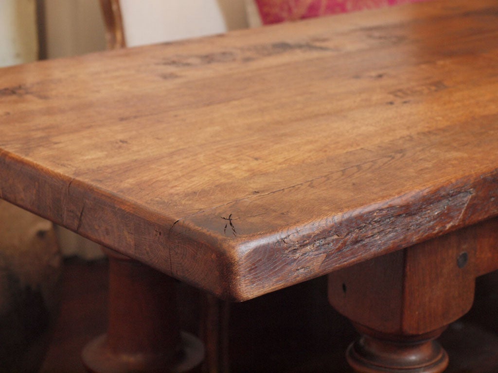 Antique French Harvest or Library Table (10 ft. long) at 1stDibs