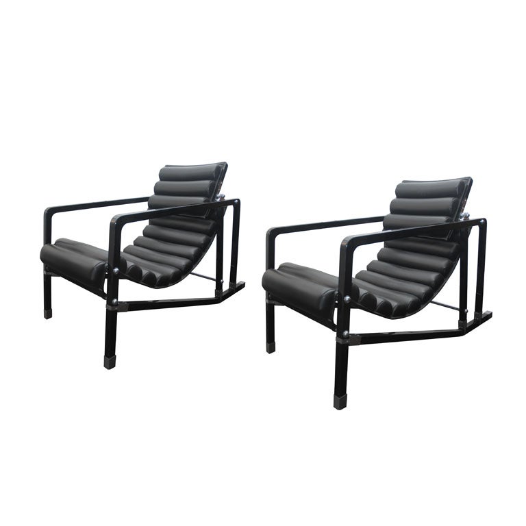 Pair of Armchair  "Transat" by Eileen Grey