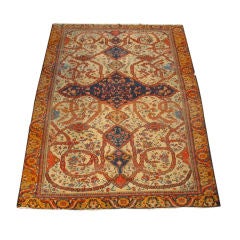 Antique Farahan Sarouk Rug 