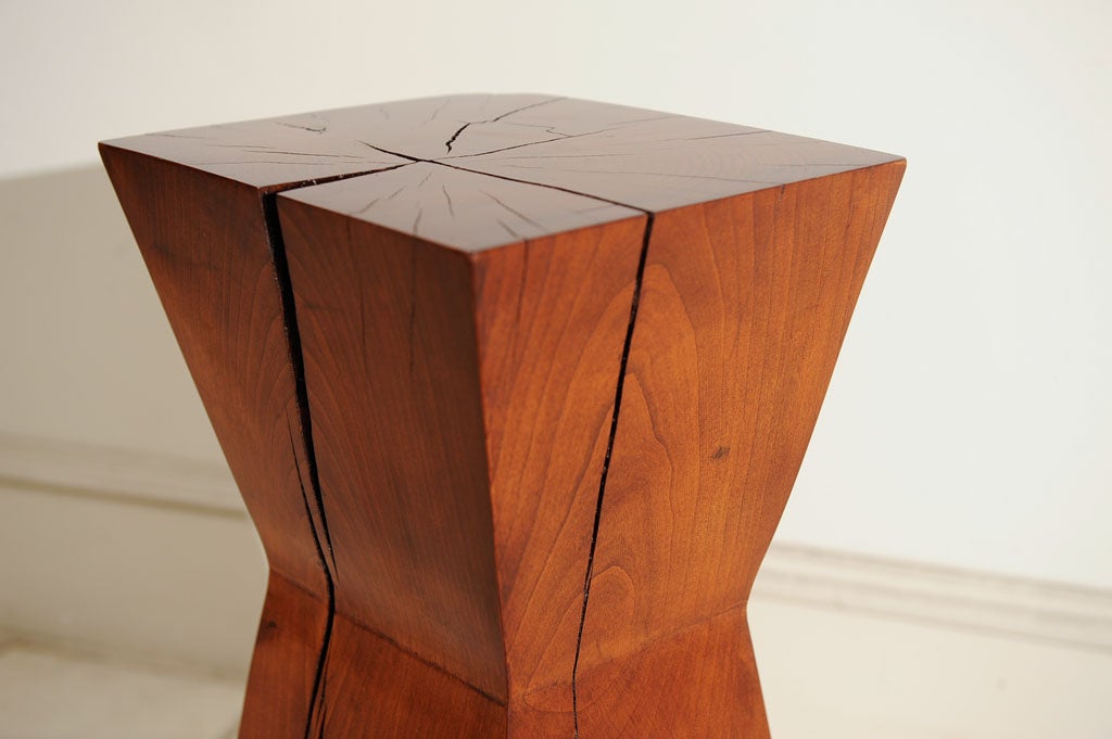Sculptural John Struble Cherry Drinks Table In Excellent Condition In Washington, DC