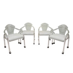 Lucite Arm Chairs