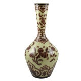 A Rare Signed Stevens & Williams Cameo Glass Vase