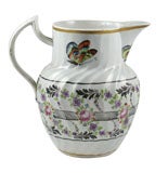 Leeds Pottery Enameled Pearlware Pitcher