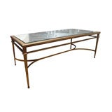 Gilt Metal Coffee Table