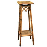 Antique French Bamboo Plant Stand, c. 1840