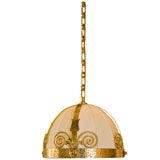 Antique Wiener Werkstatte Pendant Fixture by Dagobert Peche