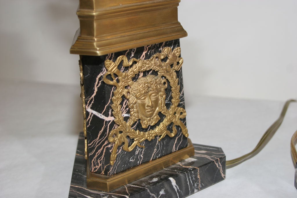 20th Century A PAIR OF EMPIRE STYLE PHOTOPHORES. FRENCH, CIRCA 1920 For Sale