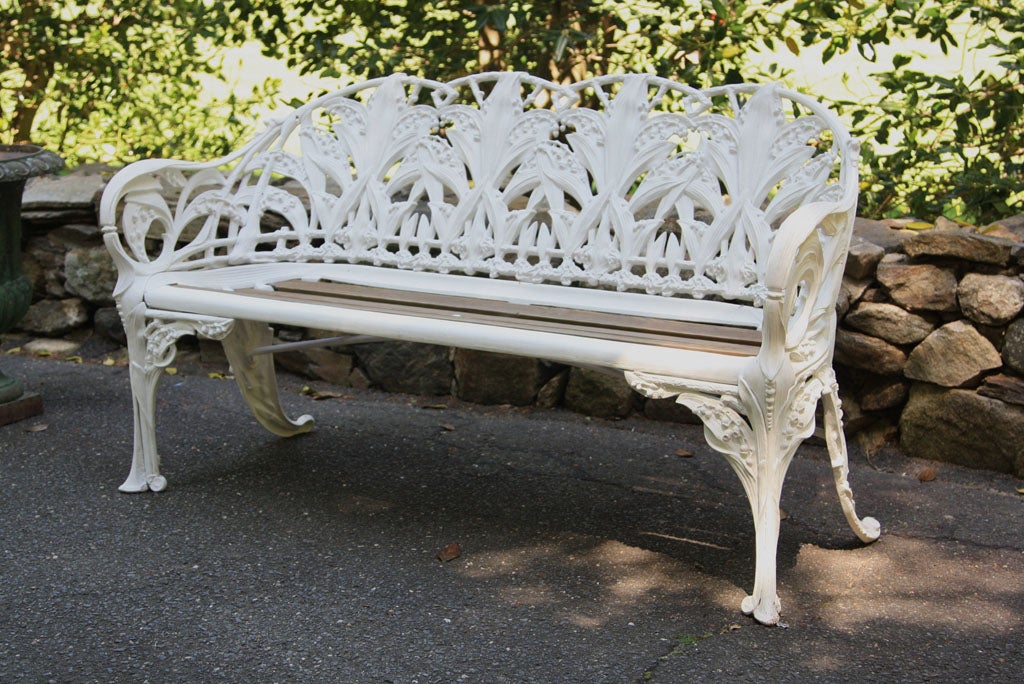 coalbrookdale lily of the valley bench