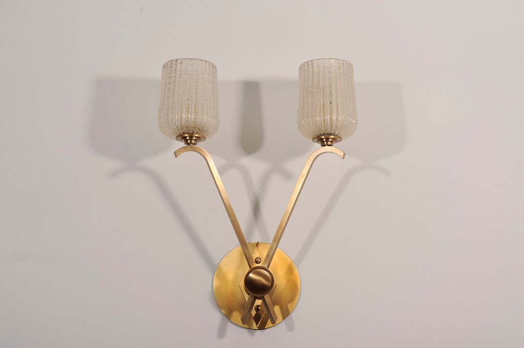 Pair of  Sconces by Jules Leleu 1