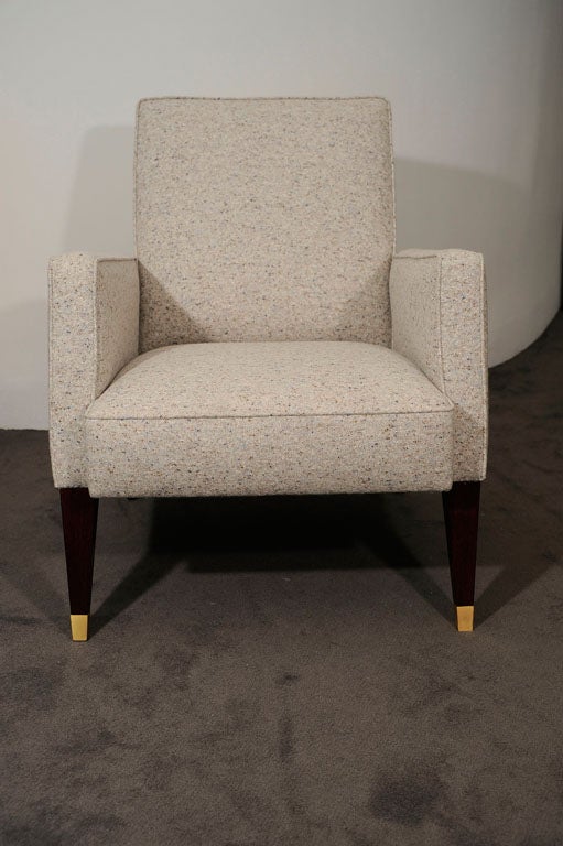 Fine Pair of Armchairs by Maison Leleu In Good Condition In New York, NY
