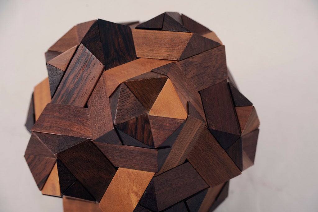 American Exotic Wood Molecular Puzzle For Sale