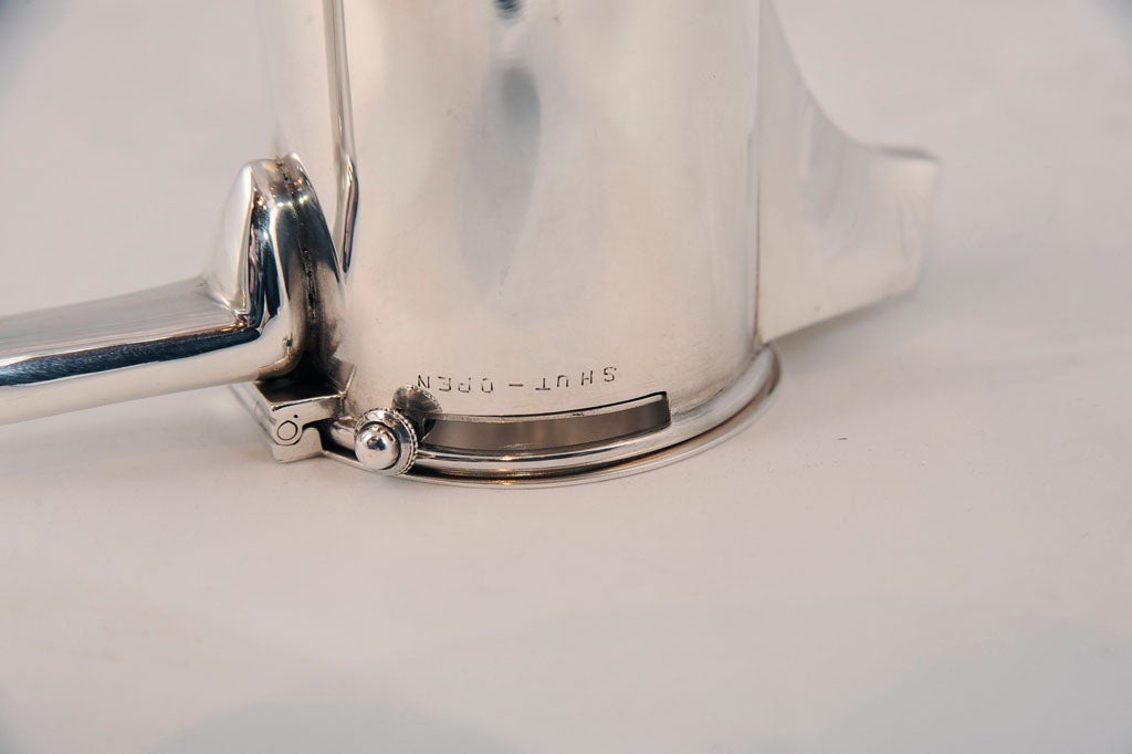 Sterling Silver Mounted Hukin and Heath Claret Jug 3