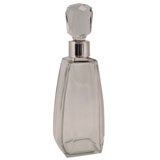 Art Deco and Sterling Silver Glass Decanter