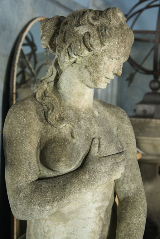 Neoclassical Life-Size Garden Statue of Venus