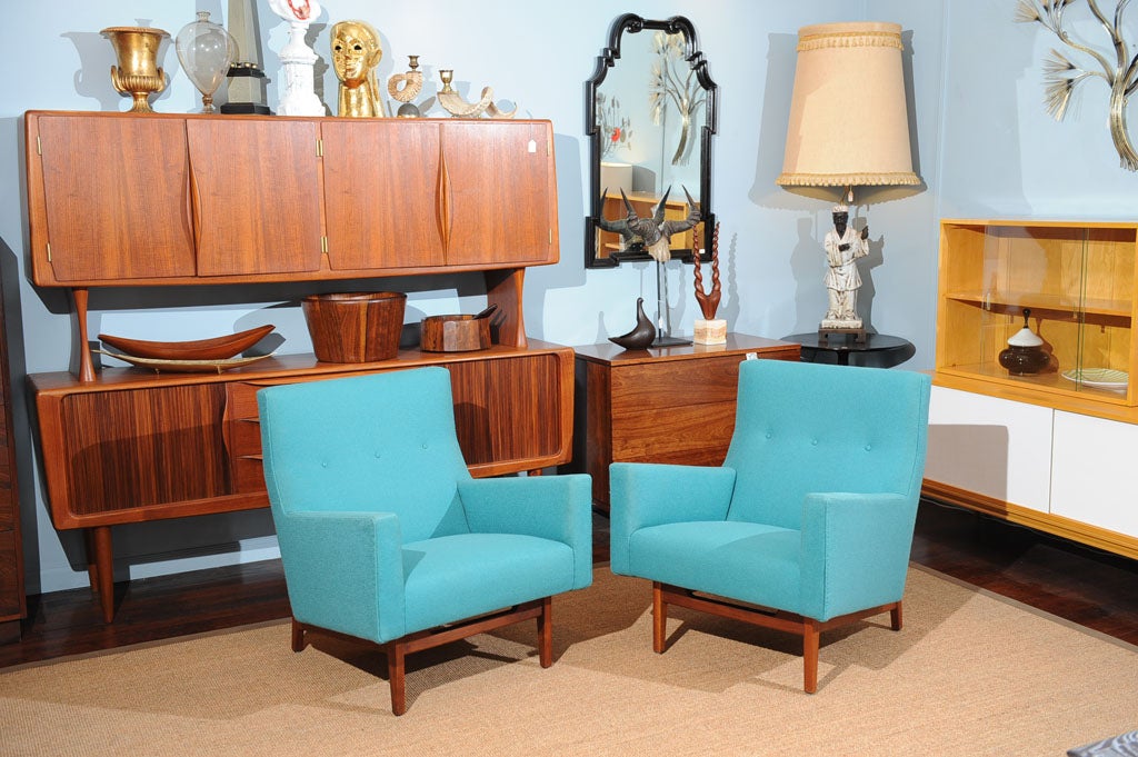 Mid-20th Century Jens Risom Club Chairs