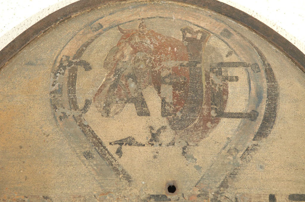 Metal French Cafe Sign