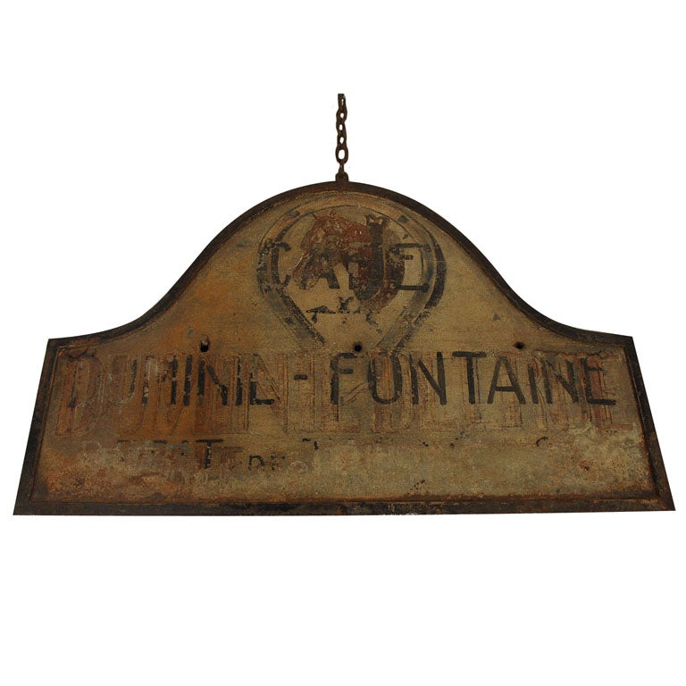 French Cafe Sign