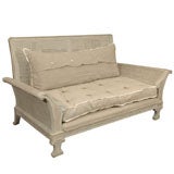 Antique French Cane Settee