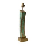 Large Pepe Mendoza Enamel and Bronze Table Lamp