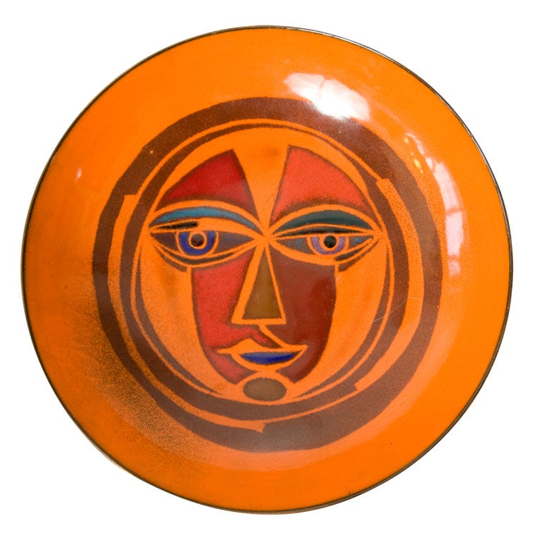 Ellamarie and Jackson Woolley enamel face bowl