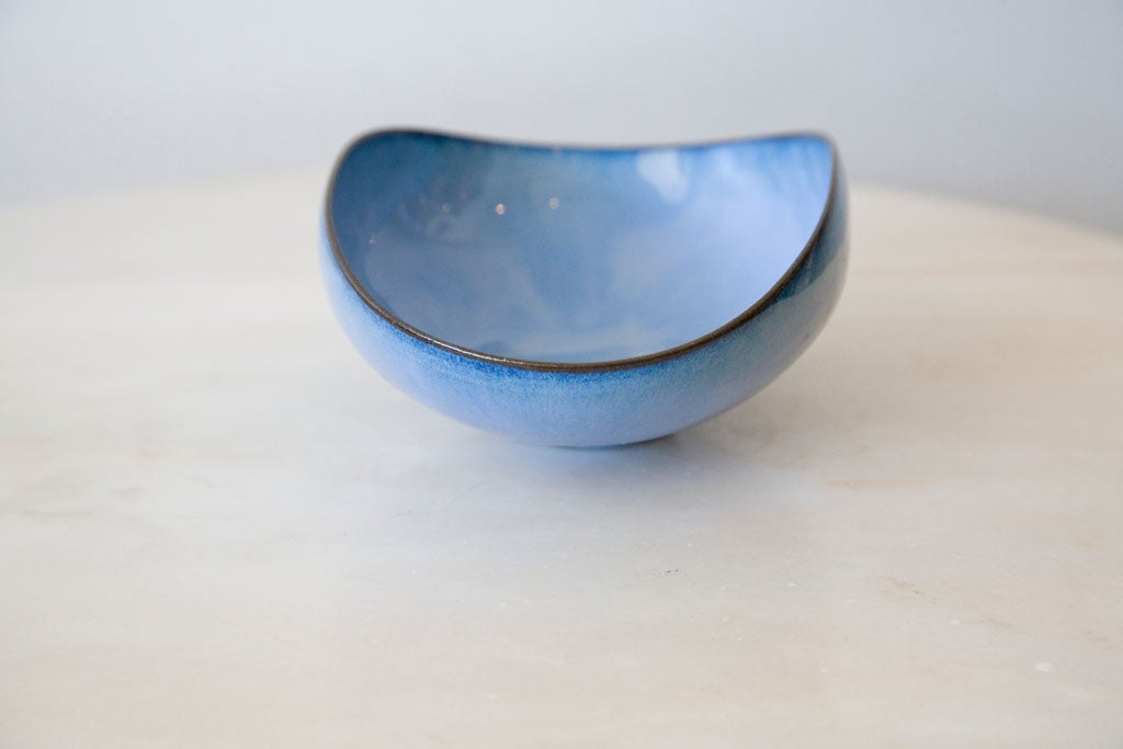 Modern Otto Natzler Ceramic/Pottery Bowl Signed/ Paper Date Inventory
