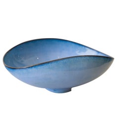 Otto Natzler ceramic/pottery bowl signed/ paper date inventory 6