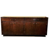 Flame Mahogany Credenza by Bill Sofield for Baker