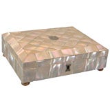 Mother-of-Pearl Footed Box