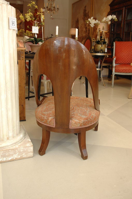 Pair of 19th Century Italian Walnut Side Chairs 6