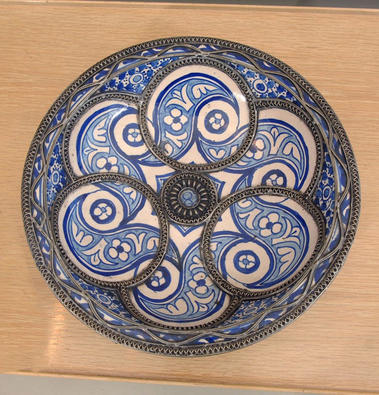 Hispano-Moorish Faience Pottery Charger