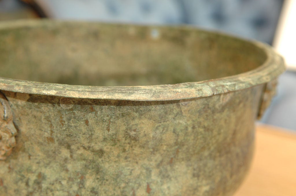 Roman Bronze Bowl, decorated with reliefs of Medusa 1